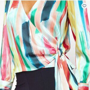 Milly Watercolor Brushstroke Top